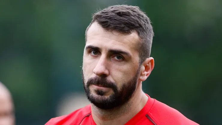 Pratto durante seu período no SPFC.