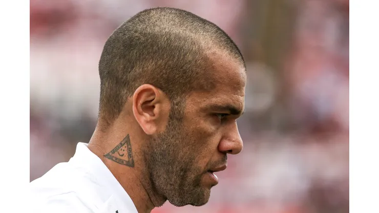 SP - Sao Paulo - 20/01/2023 - DANIEL ALVES, ARQUIVO - Foto de arquivo do jogador Daniel Alves. O brasileiro e investigado por assedio e foi detido apos prestar depoimento na manha desta sexta-feira (20) em uma delegacia de Barcelona na Espanha. Daniel Alves saiu da delegacia detido em uma viatura de policia e levado para um centro penitenciario. Foto: Marcello Zambrana/AGIF