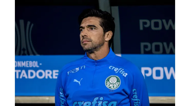 SP - SAO PAULO - 07/06/2023 - LIBERTADORES 2023, PALMEIRAS X BARCELONA DE GUAYAQUIL - Abel Ferreira tecnico do Palmeiras durante partida contra o Barcelona de Guayaquil no estadio Arena Allianz Parque pelo campeonato Libertadores 2023. Foto: Abner Dourado/AGIF