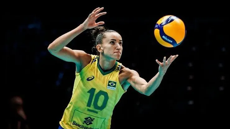 Gabi durante o Mundial de 2022. Foto: FIVB