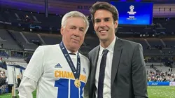 Kaká e Ancelotti - Foto: Reprodução/Instagram/Kaká