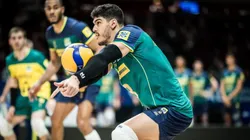 Honorato, um dos destaques da Seleção. Foto: FIVB