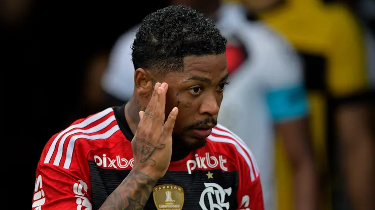 RJ - Rio de Janeiro - 05/03/2023 - CARIOCA 2023, FLAMENGO X VASCO - Marinho jogador do Flamengo antes da partida contra o Vasco no estadio Maracana pelo campeonato Carioca 2023. Foto: Thiago Ribeiro/AGIF