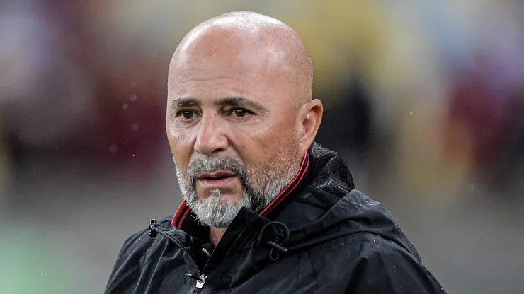 RJ - RIO DE JANEIRO - 10/05/2023 - BRASILEIRO A 2023, FLAMENGO X GOIAS - Jorge Sampaoli tecnico do Flamengo durante partida contra o Goias no estadio Maracana pelo campeonato BRASILEIRO A 2023. Foto: Thiago Ribeiro/AGIF