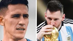 Fotos: Divulgação/Racing e Foto: Julian Finney/Getty Images - Rojas só fica atrás de Messi, em quesito