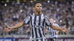 CE - Fortaleza - 03/05/2022 - COPA SUL-AMERICANA 2022, CEARA X DEPORTIVO LA GUAIRA - Erick jogador do Ceara comemora seu gol durante partida contra o Deportivo La Guaira no estadio Arena Castelao pelo campeonato Copa Sul-Americana 2022. Foto: Lucas Emanuel/AGIF