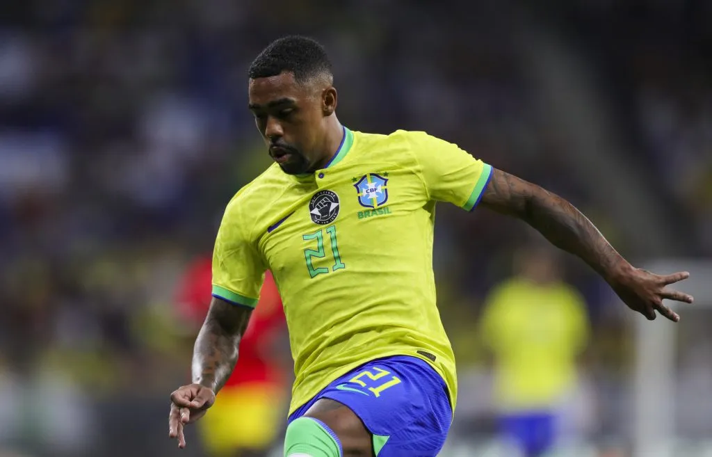 Foto: Joilson Marconne / CBF – Malcom em ação com a camisa 21.