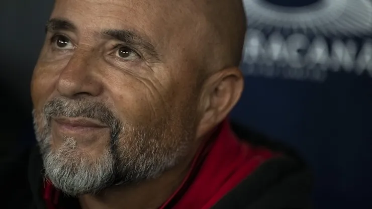 RJ - RIO DE JANEIRO - 10/05/2023 - BRASILEIRO A 2023, FLAMENGO X GOIAS - Jorge Sampaoli tecnico do Flamengo durante partida contra o Goias no estadio Maracana pelo campeonato BRASILEIRO A 2023. Foto: Jorge Rodrigues/AGIF