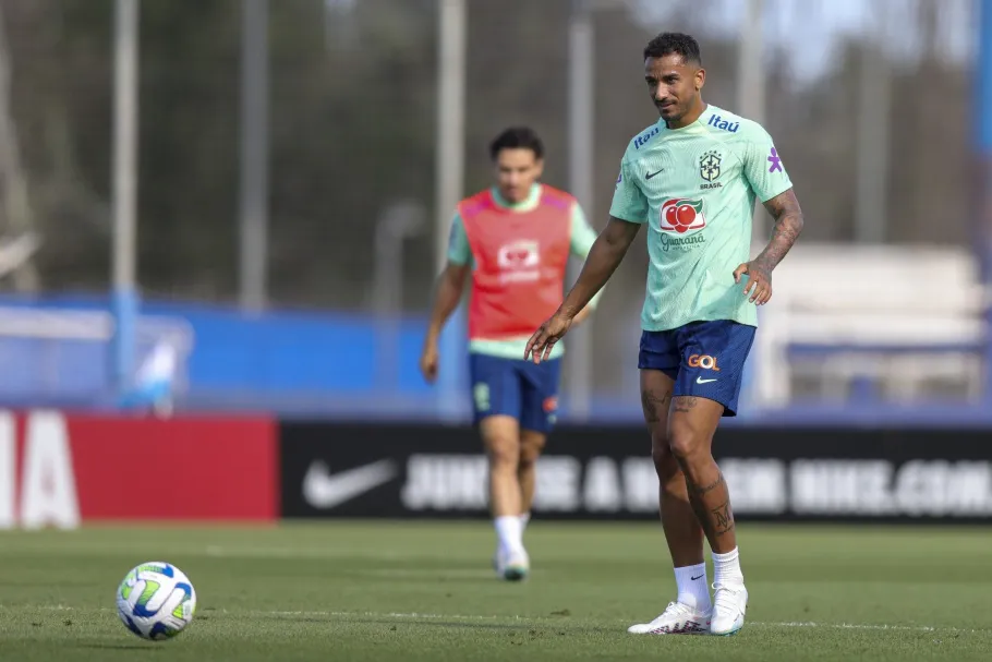 Danilo é um dos atletas mais experientes da Seleção Brasileira | Créditos:&nbsp;Joilson Marconne/CBF