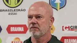 PR - CURITIBA - 10/06/2023 - BRASILEIRO A 2023, CORITIBA X SANTOS - Antonio Carlos Zago tecnico do Coritiba durante entrevista antes da partida contra o Santos no estadio Couto Pereira pelo campeonato BRASILEIRO A 2023. Foto: Robson Mafra/AGIF