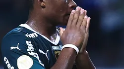 SP - Sao Paulo - 06/10/2022 - BRASILEIRO A 2022, PALMEIRAS X CORITIBA - Endrick jogador do Palmeiras durante partida contra o Coritiba no estadio Arena Allianz Parque pelo campeonato Brasileiro A 2022. Foto: Ettore Chiereguini/AGIF