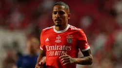 LISBON, PORTUGAL - JULY 26: Gilberto of SL Benfica during the Eusebio Cup match between SL Benfica and Newcastle United at Estadio da Luz on July 26, 2022 in Lisbon, Portugal. (Photo by Gualter Fatia/Getty Images)