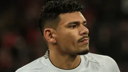 Tiquinho Soares, do Botafogo, durante partida contra o Athletico-PR na Arena da Baixada pela Copa do Brasil 2023. Foto: Robson Mafra/AGIF