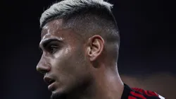 RIO DE JANEIRO, BRAZIL - MAY 17: Andreas Pereira of Flamengo looks on during the Copa CONMEBOL Libertadores 2022 match between Flamengo and Universidad Catolica at Maracana Stadium on May 17, 2022 in Rio de Janeiro, Brazil. (Photo by Buda Mendes/Getty Images)