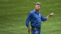 SAO PAULO, BRAZIL - MARCH 07: Renato Gaucho, head coach of Gremio gestures during the final of 2020 Copa do Brasil between Palmeiras and Gremio at Allianz Parque on March 07, 2021 in Sao Paulo, Brazil. (Photo by Buda Mendes/Getty Images)