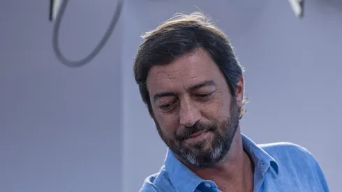 SP – SAO PAULO – 05/05/2023 – CORINTHIANS, APRESENTACAO [TAG2] – Duilio Monteiro Alves presidente do Corinthians, durante apresentacao do novo tecnico do Corinthians Vanderlei Luxemburgo, no CT Joaquim Grava, zona leste da cidade de Sao Paulo, nesta sexta-feira (05) Foto: Ettore Chiereguini/AGIF