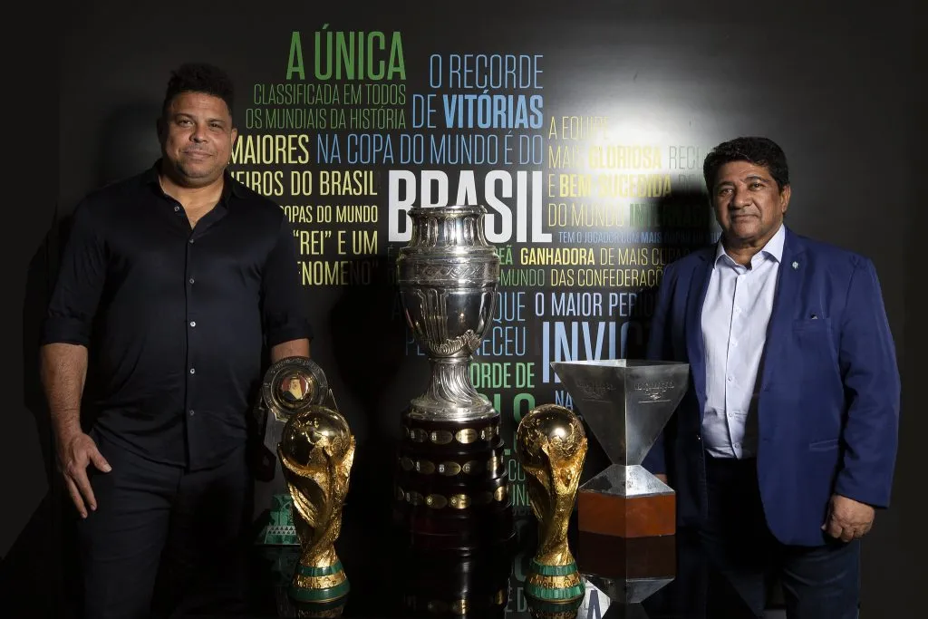 Foto: Thais Magalhães/CBF | Ronaldo foi campeão do mundo duas vezes com a Seleção Brasileira