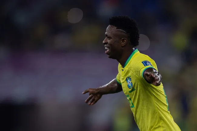 Foto: Pedro Martins/AGIF  | Vinicius Júnior vai vestir a camisa 10 da Seleção Brasileira