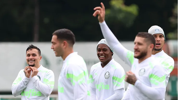 Foto: Cesar Greco/Agência Palmeiras - Verdão vem treinando na Academia de Futebol