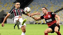 Foto: MAILSON SANTANA/FLUMINENSE FC - Gilberto (à esquerda) estava na pauta do Santos para 2023