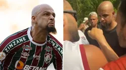 Jorge Rodrigues/AGIF e divulgação - Felipe Melo viraliza no Fluminense