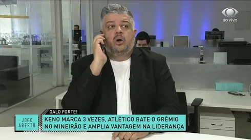 Foto: Reprodução/Band - Héverton Guimarães revelou que o Atlético-MG não se animou em negócio por Marcos Rocha