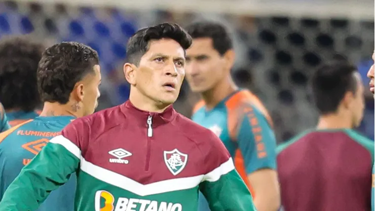 MG - BELO HORIZONTE - 10/05/2023 - BRASILEIRO A 2023, CRUZEIRO X FLUMINENSE - German Cano jogador do Fluminense durante aquecimento antes da partida contra o Cruzeiro no estadio Mineirao pelo campeonato BRASILEIRO A 2023. Foto: Gilson Junio/AGIF