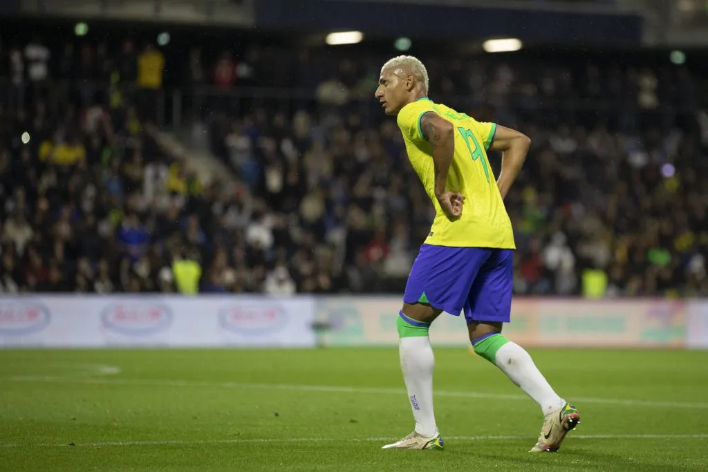 Foto: Lucas Figueiredo/CBF | Richarlison marcou três gols na Copa do Mundo