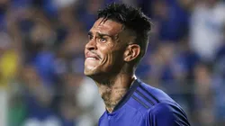 MG - BELO HORIZONTE - 25/04/2023 - COPA DO BRASIL 2023, CRUZEIRO X NAUTICO - Richard jogador do Cruzeiro comemora seu gol durante partida contra o Nautico no estadio Independencia pelo campeonato Copa do Brasil 2023. Foto: Fernando Moreno/AGIF