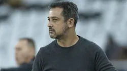 RJ - Rio de Janeiro - 06/08/2022 - BRASILEIRO A 2022, BOTAFOGO X CEARA - Marquinhos Santos tecnico do Ceara durante partida contra o Botafogo no estadio Engenhao pelo campeonato Brasileiro A 2022. Foto: Jorge Rodrigues/AGIF