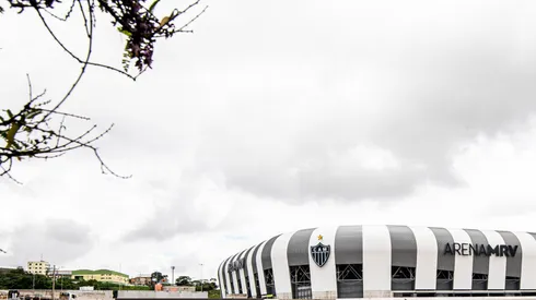 Vista geral das obras da Arena MRV, nova casa do Atlético-MG, em Belo Horizonte. Foto: Alessandra Torres/AGIF