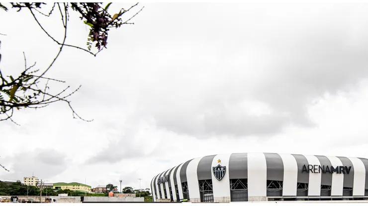 Vista geral das obras da Arena MRV, nova casa do Atlético-MG, em Belo Horizonte. Foto: Alessandra Torres/AGIF