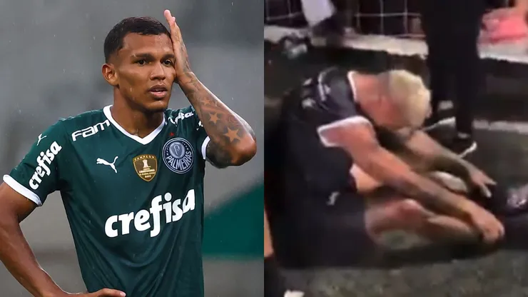 Foto Esq.: Marcello Zambrana/AGIF e Foto Dir.: Reprodução Instagram - Gabriel Veron