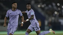 marrocos - rabat - 08/02/2023 - mundial de clubes 2023, real madri x al ahly - vinicius junior jogador do real madri durante partida contra o al ahly no estádio príncipe moulay abdellah pelo campeonato mundial de clubes 2023. foto: andre mourao/agif