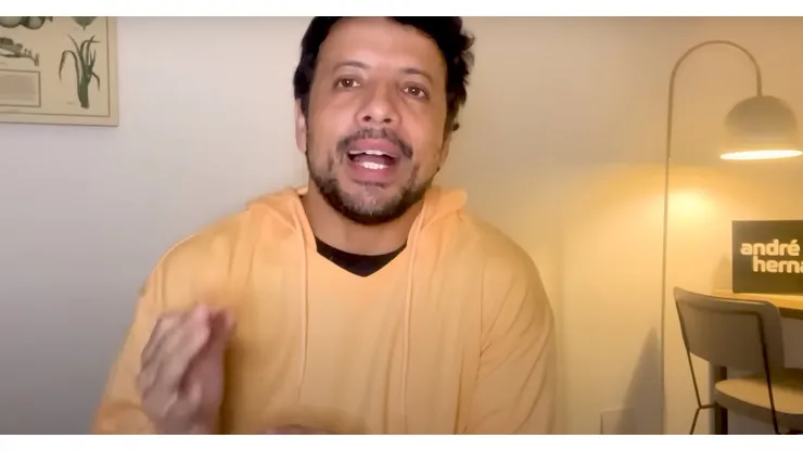 Foto: Reprodução/YouTube - André Hernan trouxe a informação de que proposta "absurda" pode chegar à mesa de Leila por Rony