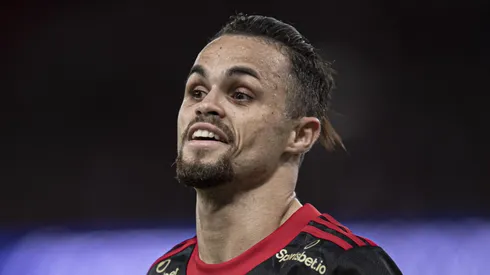 RJ - Rio de Janeiro - 05/11/2021 - BRASILEIRO A 2021, FLAMENGO X ATLETICO-GO - Michael jogador do Flamengo comemora seu gol durante partida contra o Atletico-GO no estadio Maracana pelo campeonato Brasileiro A 2021. Foto: Jorge Rodrigues/AGIF