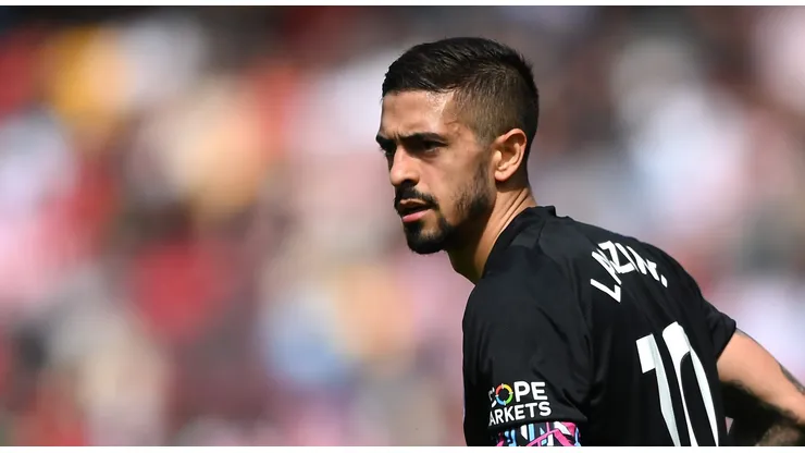Lanzini em ação pelo West Ham no campeonato inglês (Foto - Alex Davidson/Getty Images)