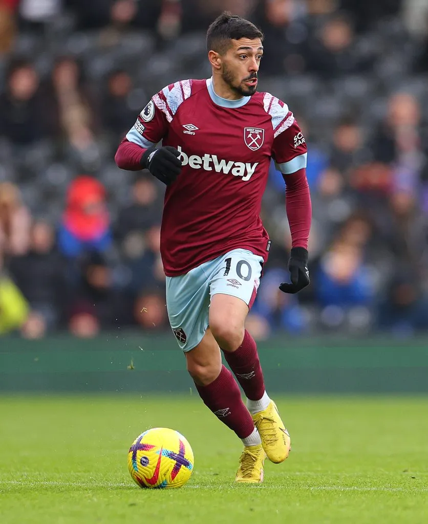 Foto: Andrew Redington/Getty Images – Lanzini em ação com a camisa do West Ham