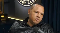 Foto: Reprodução/ESPN - Luís Fabiano debochou de "peitada" de Abel em Calleri em São Paulo x Palmeiras e aumentou polêmica