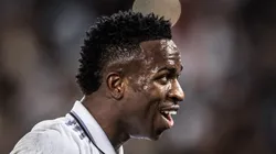 MARROCOS - RABAT - 11/02/2023 - MUNDIAL DE CLUBES 2023, REAL MADRI X ALHILAL - Vinicius Junior jogador do Real Madri comemora durante partida contra o Al Hilal no estadio Principe Moulay Abdellah pelo campeonato Mundial De Clubes 2023. Foto: Pedro Martins/AGIF