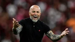 RJ - RIO DE JANEIRO - 21/05/2023 - BRASILEIRO A 2023, FLAMENGO X CORINTHIANS - Jorge Sampaoli tecnico do Flamengo durante partida contra o Corinthians no estadio Maracana pelo campeonato BRASILEIRO A 2023. Foto: Thiago Ribeiro/AGIF