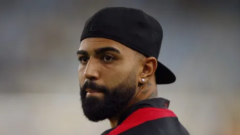RIO DE JANEIRO, BRAZIL - JUNE 5: Gabriel Barbosa of Flamengo looks on during the match between Vasco da Gama and Flamengo as part of Brasileirao 2023 at Maracana Stadium on June 5, 2023 in Rio de Janeiro, Brazil. (Photo by Wagner Meier/Getty Images)