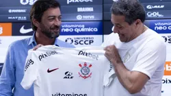 SP - SAO PAULO - 05/05/2023 - CORINTHIANS, APRESENTACAO VANDERLEI LUXEMBURGO - Vanderlei Luxemburgo novo tecnico do Corinthians, durante sua apresentacao, no CT Joaquim Grava, zona leste da cidade de Sao Paulo, nesta sexta-feira (05) Foto: Ettore Chiereguini/AGIF