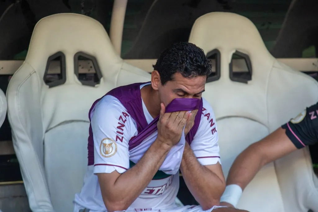 CE – FORTALEZA – 29/04/2023 – BRASILEIRO A 2023, FORTALEZA X FLUMINENSE – Ganso jogador do Fluminense durante partida contra o Fortaleza no estadio Arena Castelao pelo campeonato BRASILEIRO A 2023. Foto: Lucas Emanuel/AGIF