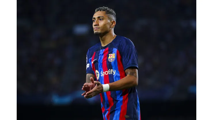 Getty Images. Barcelona pode abrir mão de Raphinha para próxima temporada