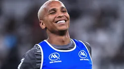 SP - SAO PAULO - 10/06/2023 - BRASILEIRO A 2023, CORINTHIANS X CUIABA - Deyverson jogador do Cuiaba durante aquecimento antes da partida contra o Corinthians no estadio Arena Corinthians pelo campeonato BRASILEIRO A 2023.