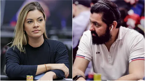 Gabi Belisário e Lanza Maia se enfrentaram sem saber no poker online (Fotos: Luis Bertazini/BSOP e Reprodução instagram Lanza Maia @lanzamaia)