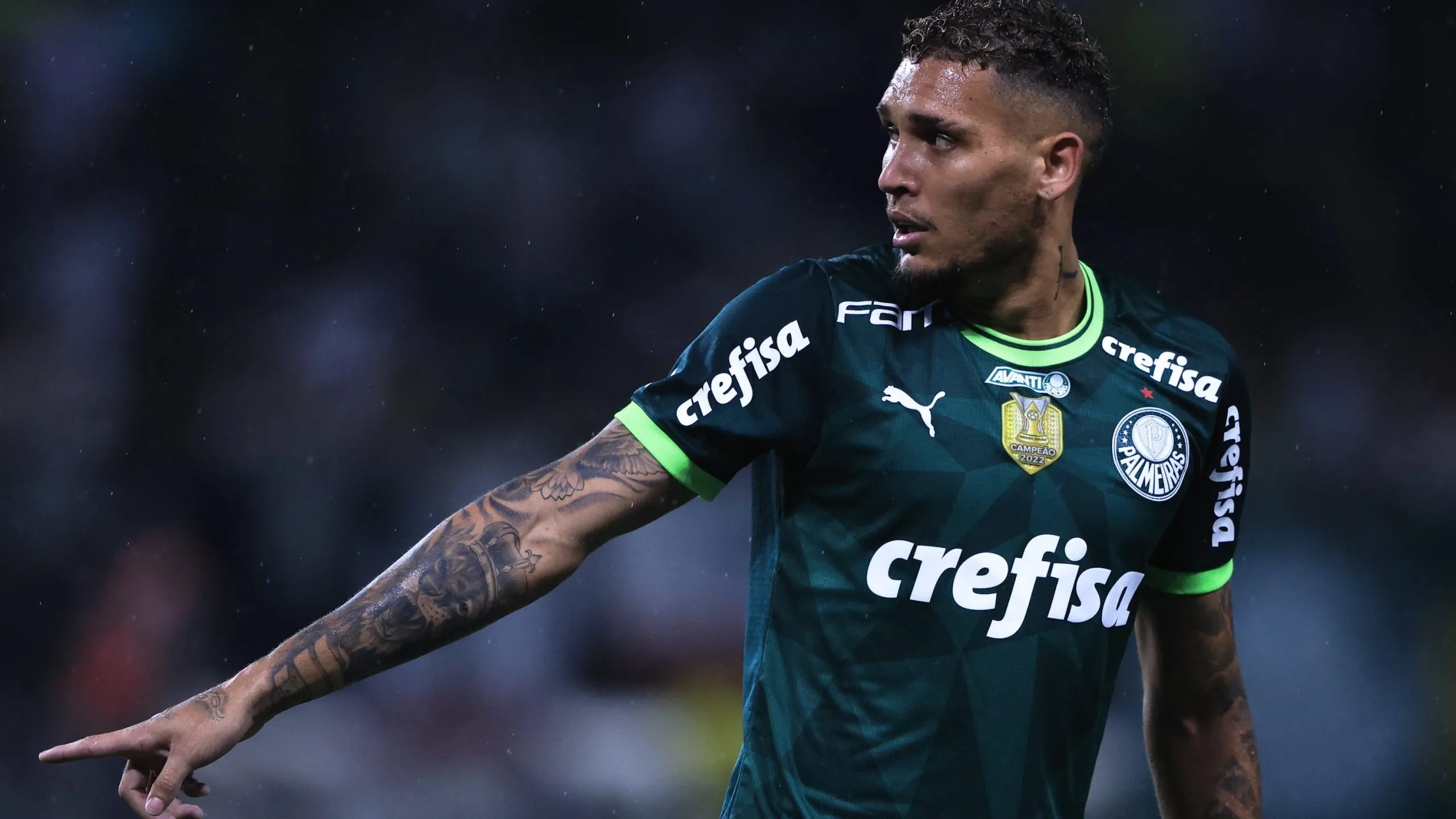 SP – SAO PAULO – 11/03/2023 – PAULISTA 2023, PALMEIRAS X SAO BERNARDO – Rafael Navarro jogador do Palmeiras durante partida contra o Sao Bernardo no estadio Arena Allianz Parque pelo campeonato Paulista 2023. Foto: Ettore Chiereguini/AGIF