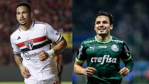 Luciano pelo São Paulo Foto: Rafael Vieira/AGIF Raphael Veiga pelo Palmeiras