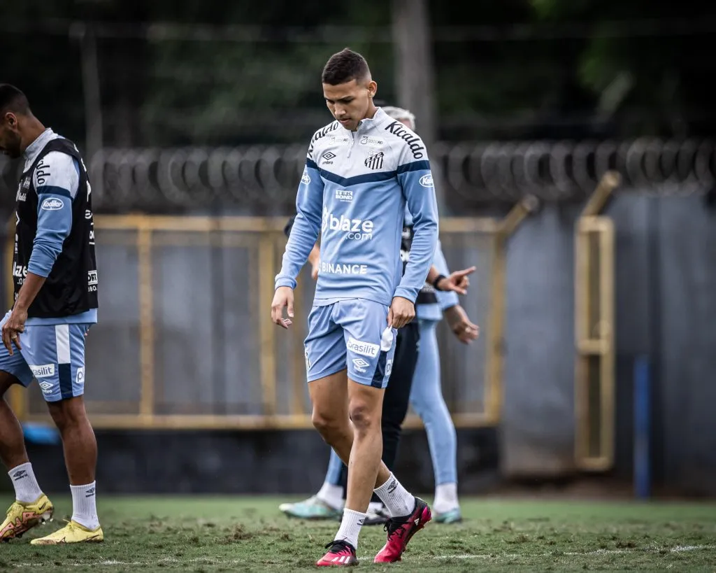 Fotos: Raul Baretta/ Santo FC. – Deivid Washington será poupado no Santos